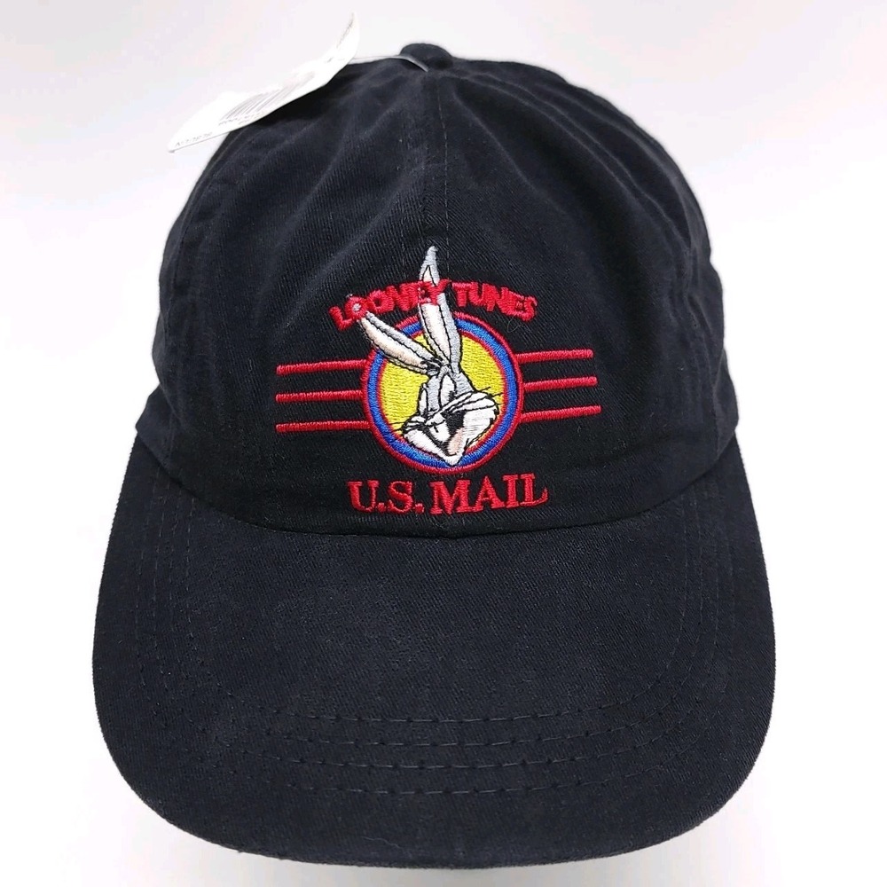 Looney Tunes Hat US Mail Promo Bugs Bunny Snapback Embroidered Cap‎ USA